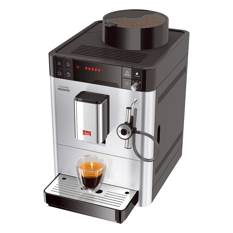 Máy Pha Cà Phê Melitta Đức -  Caffeo Passione Bạc - Hàng nhập khẩu