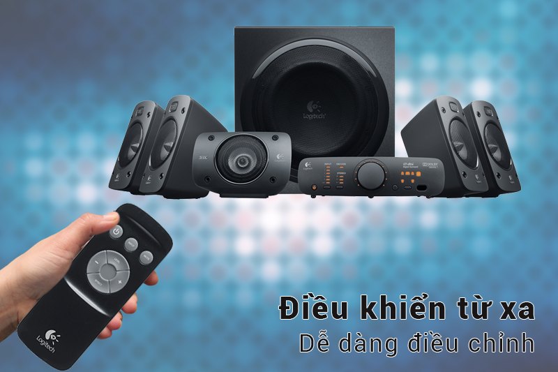 Loa Vi Tính Logitech Z906 5.1 1000W - Hàng Chính Hãng