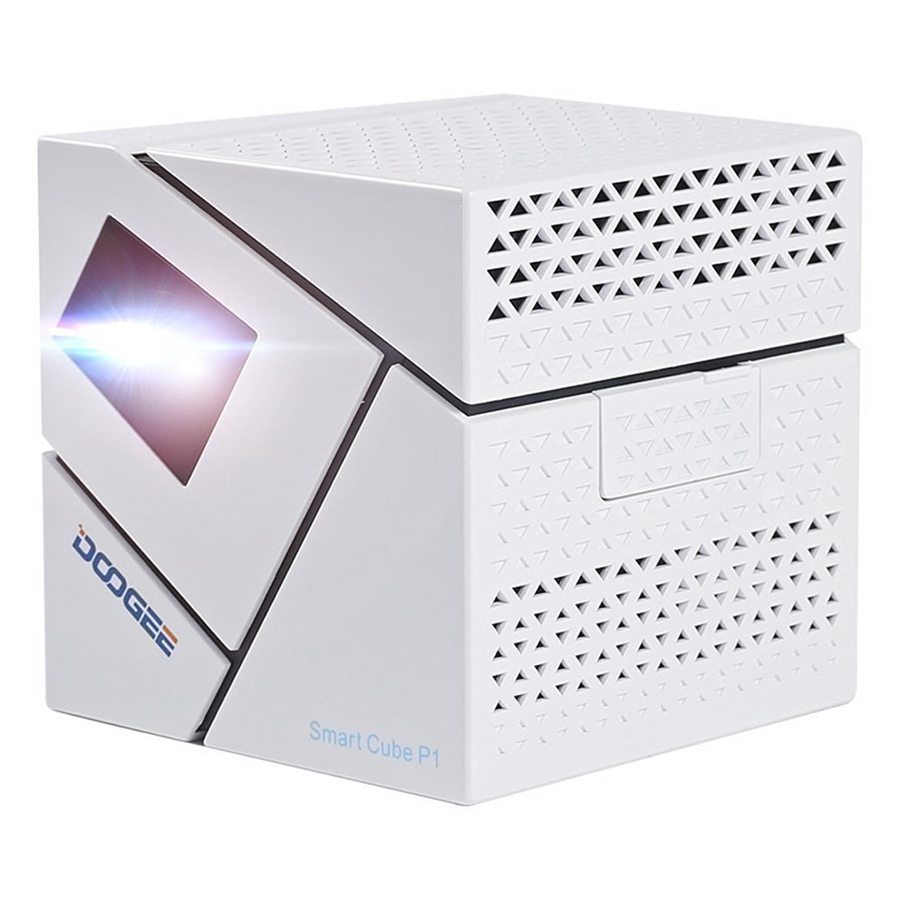 Máy Chiếu Di Động Doogee Smart Cube P1 (Trắng) - Hàng Nhập Khẩu