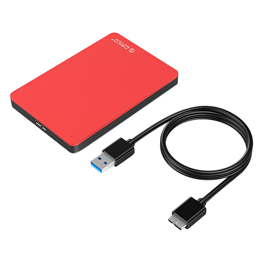 HDD Box 2.5'' SATA 3 ORICO USB 3.0 MD25U3-RD - Hàng Chính Hãng