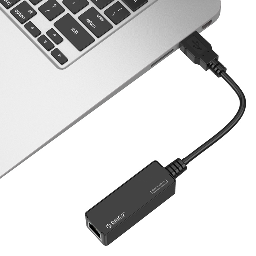 Bộ Chuyển USB 2.0 Sang Cổng LAN Orico UTL-U2 - Hàng Chính Hãng