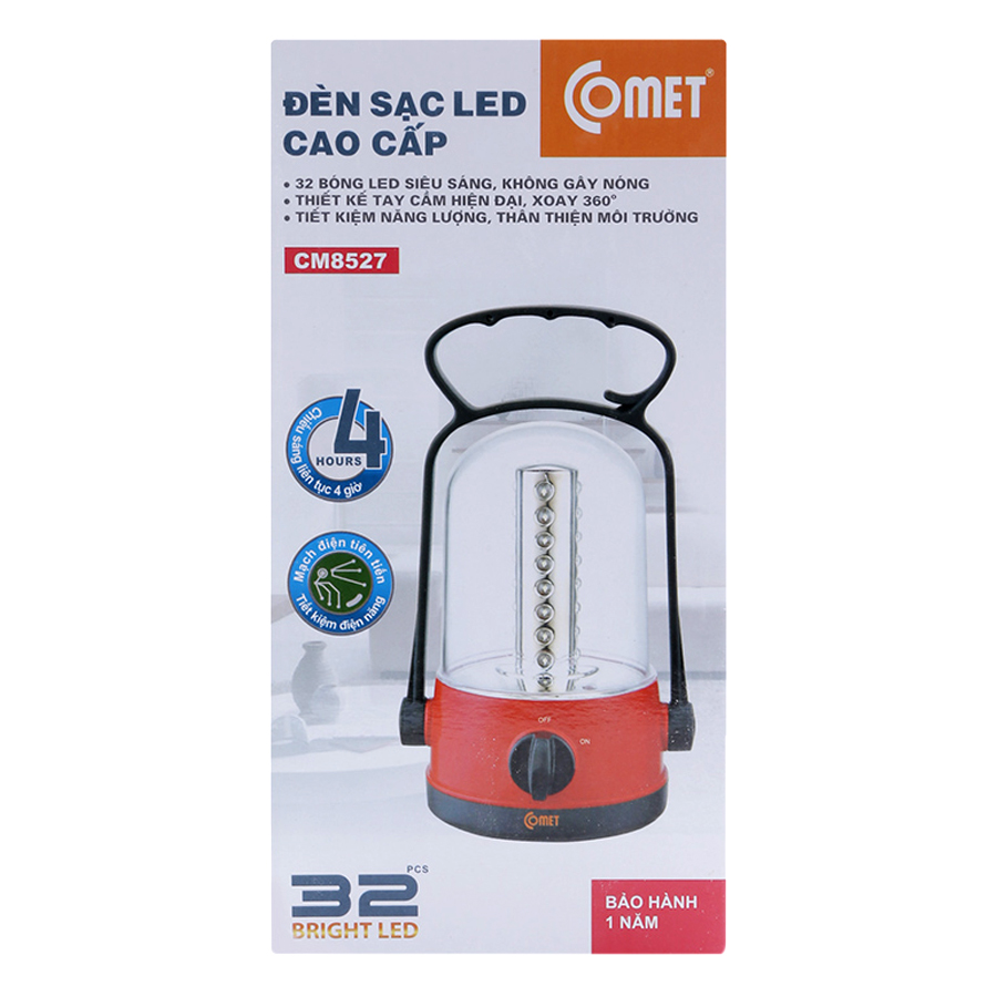 Đèn Sạc LED Comet CM8527 (11W) - Hàng Chính Hãng