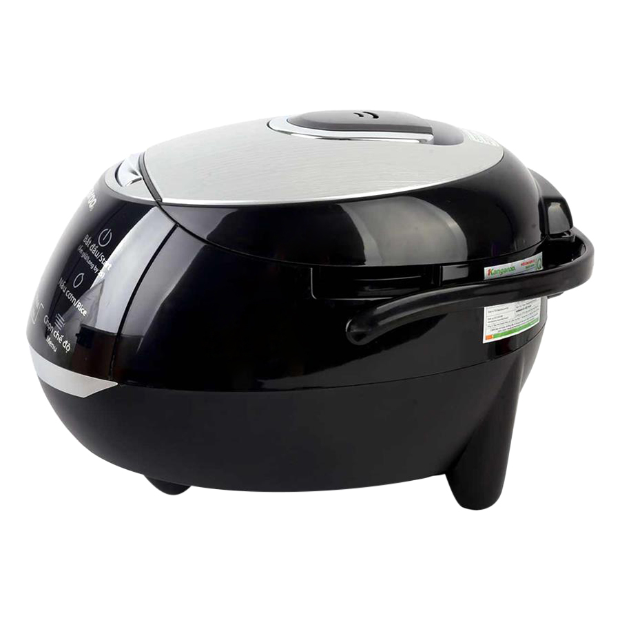 Nồi Cơm Điện Tử Kangaroo KG595 - Đen- Hàng chính hãng