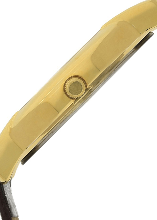 Đồng hồ nam mặt tròn dây da Sonata 7954YL08