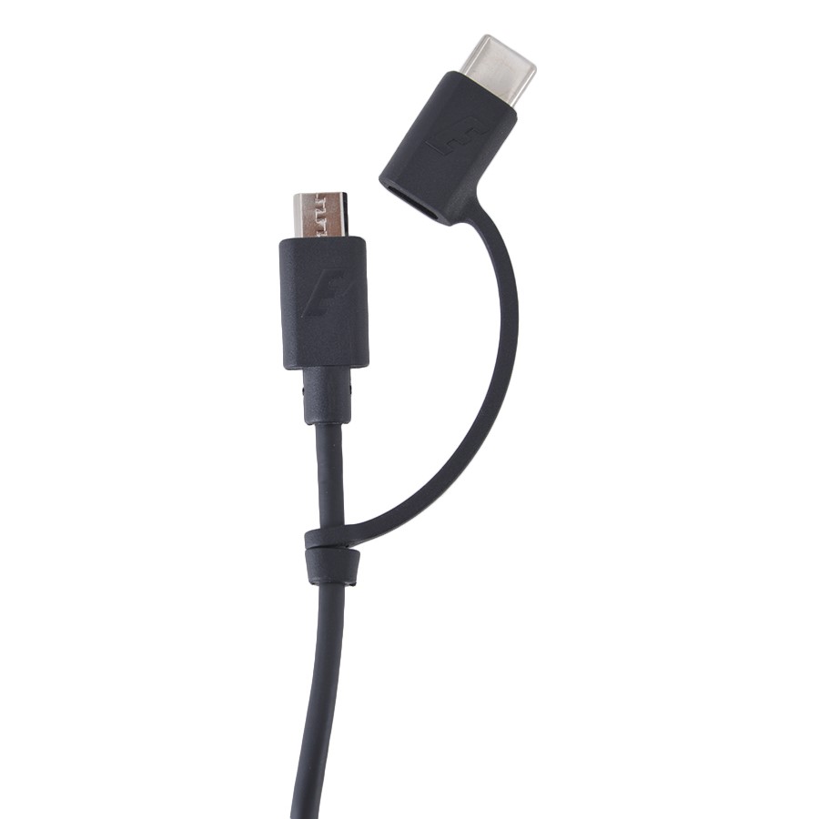 Dây Cáp 2 In 1 Type-C Và Micro-USB Energizer C11UBX2CFBK4 - Hàng Chính Hãng