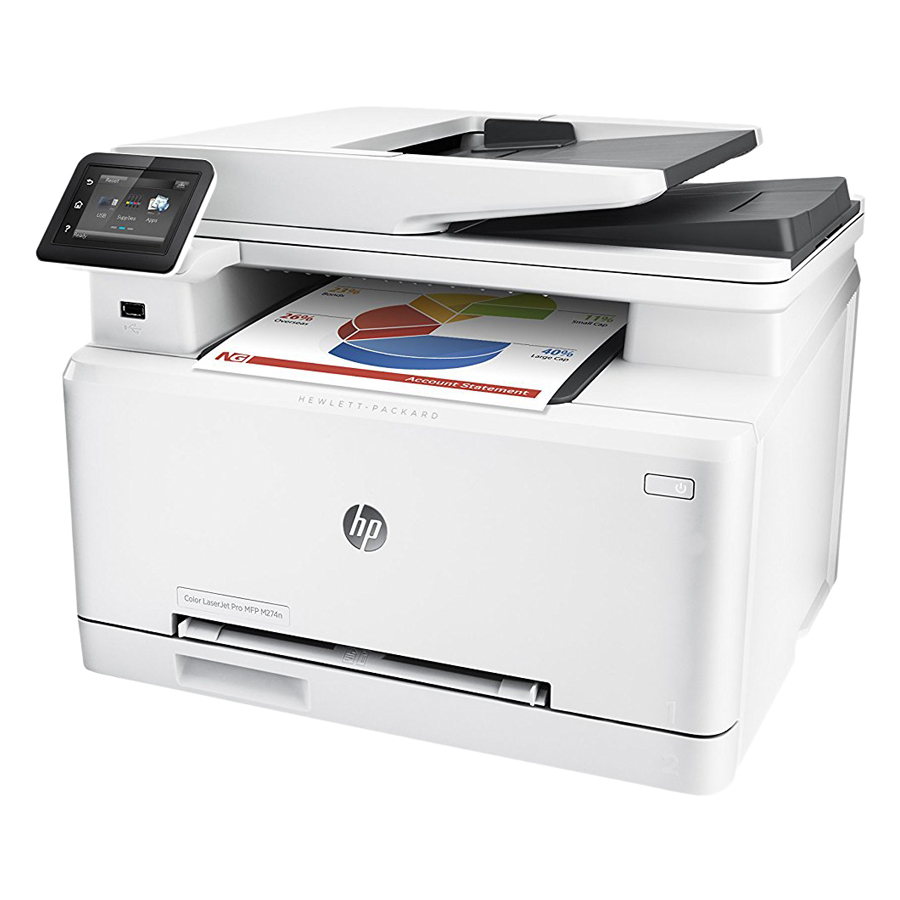 Máy in laser màu HP Pro MFP M274N - M6D61A