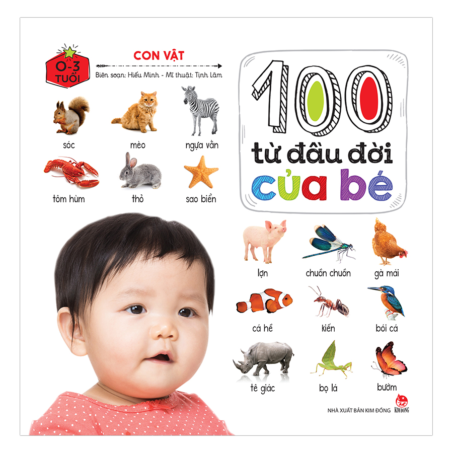 100 Từ Đầu Đời Của Bé: Con Vật