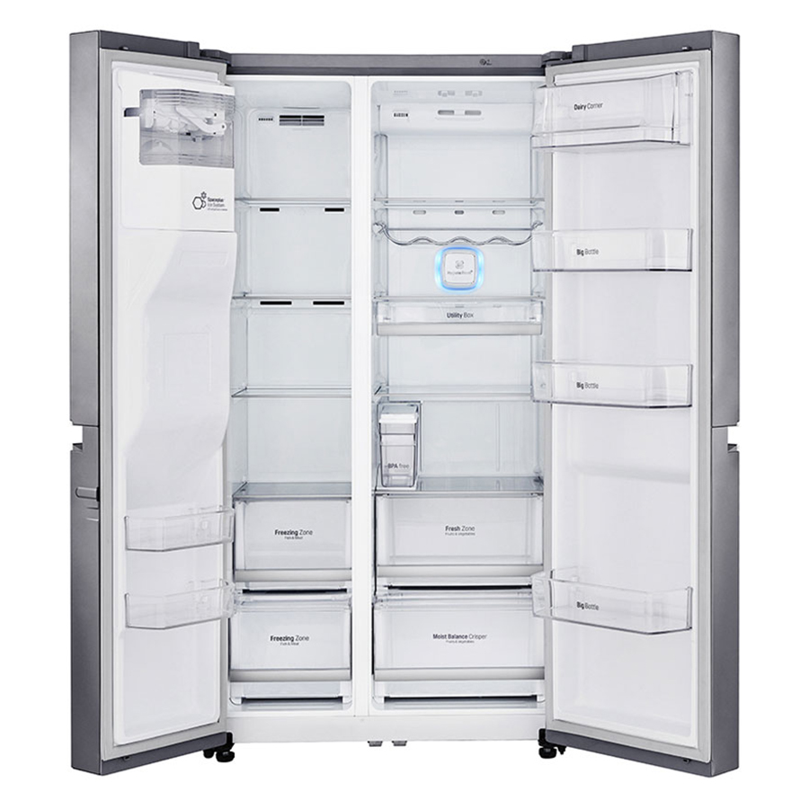 Tủ Lạnh Side By Side Inverter LG GR-D247JS (601L) - Hàng chính hãng