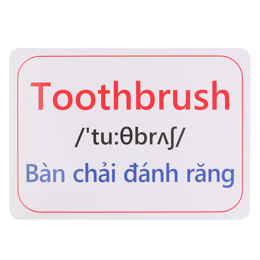 Thẻ Flash Card Thông Minh - Phòng Tắm