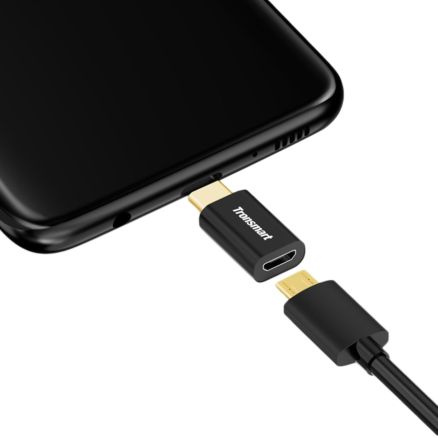 Bộ 3 Đầu Chuyển Đổi USB-C Sang Micro USB 2.0 Tronsmart CTMF3 - Hàng Chính Hãng