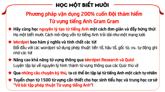 Gram Gram - Đội Thám Hiểm Từ Vựng Tiếng Anh (Tập 1)