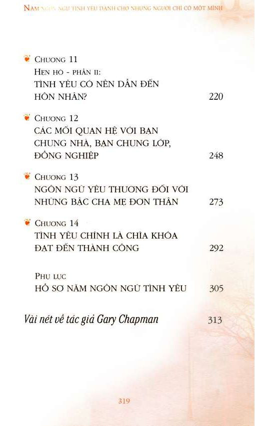 5 Ngôn Ngữ Tình Yêu Dành Cho Những Người Chỉ Có Một Mình (Tái Bản)