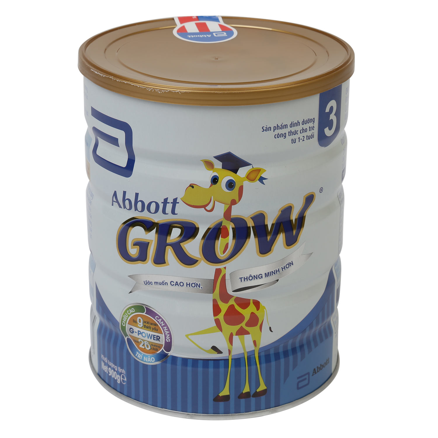 Sữa Bột Abbott Grow 3 cho trẻ từ 1- 2 tuổi (900g)