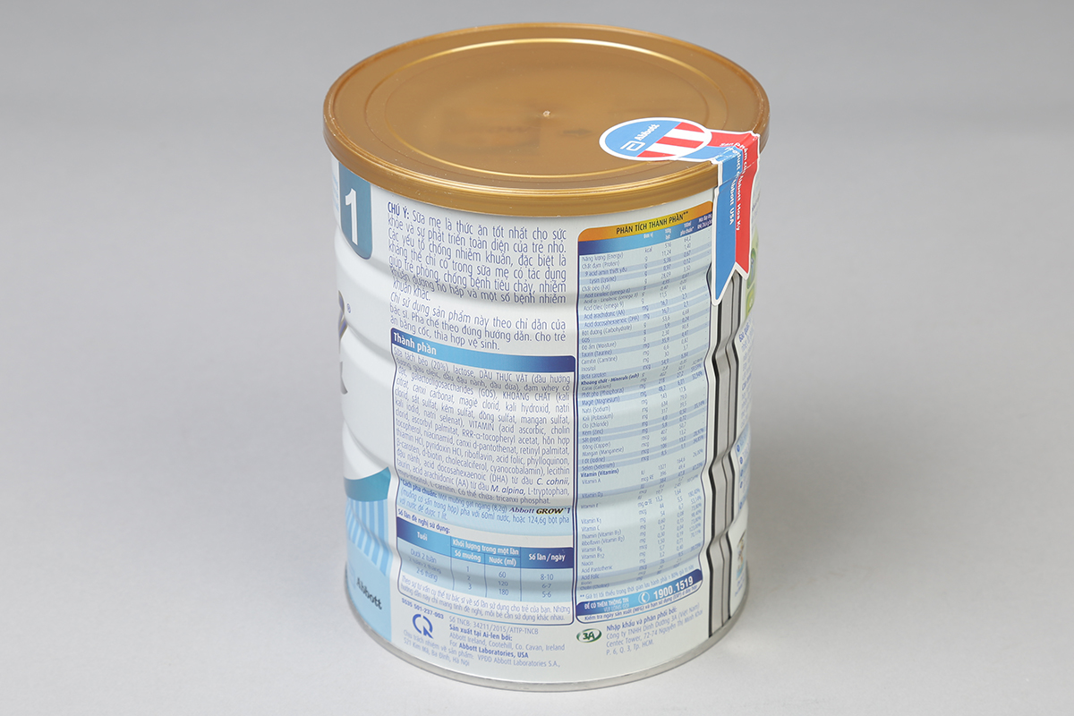 Sữa Bột Abbott Grow 1 dành cho trẻ 0 - 6 tháng tuổi (900g)