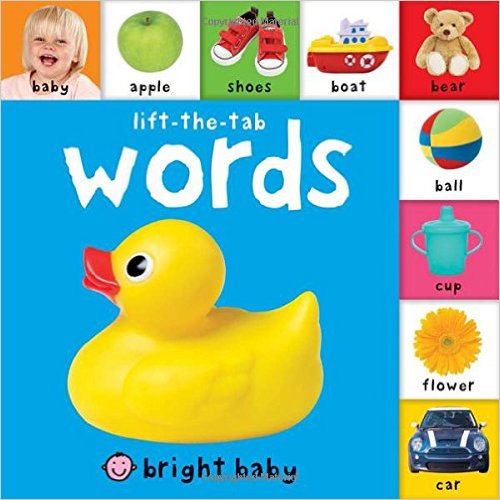 Bright Baby Lift-The-Tab: Words