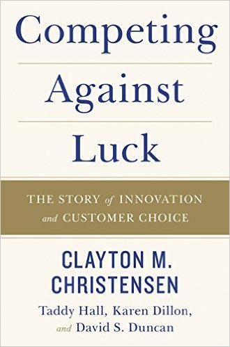 Competing Against Luck: The Story Of Innovation And Customer Choice