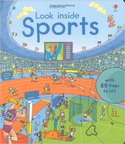 Sách tương tác tiếng Anh - Usborne Look inside Sports