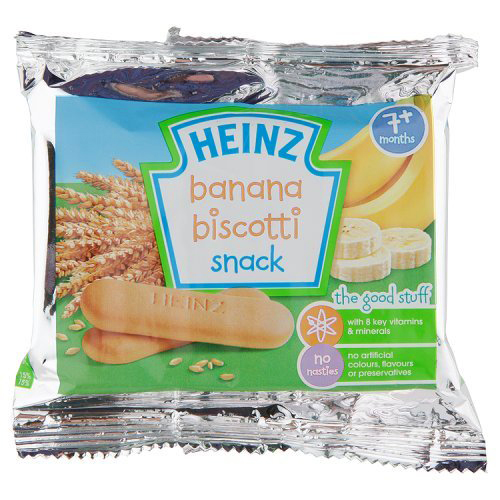 Hộp 12 Gói Bánh Ăn Dặm Heinz Vị Chuối