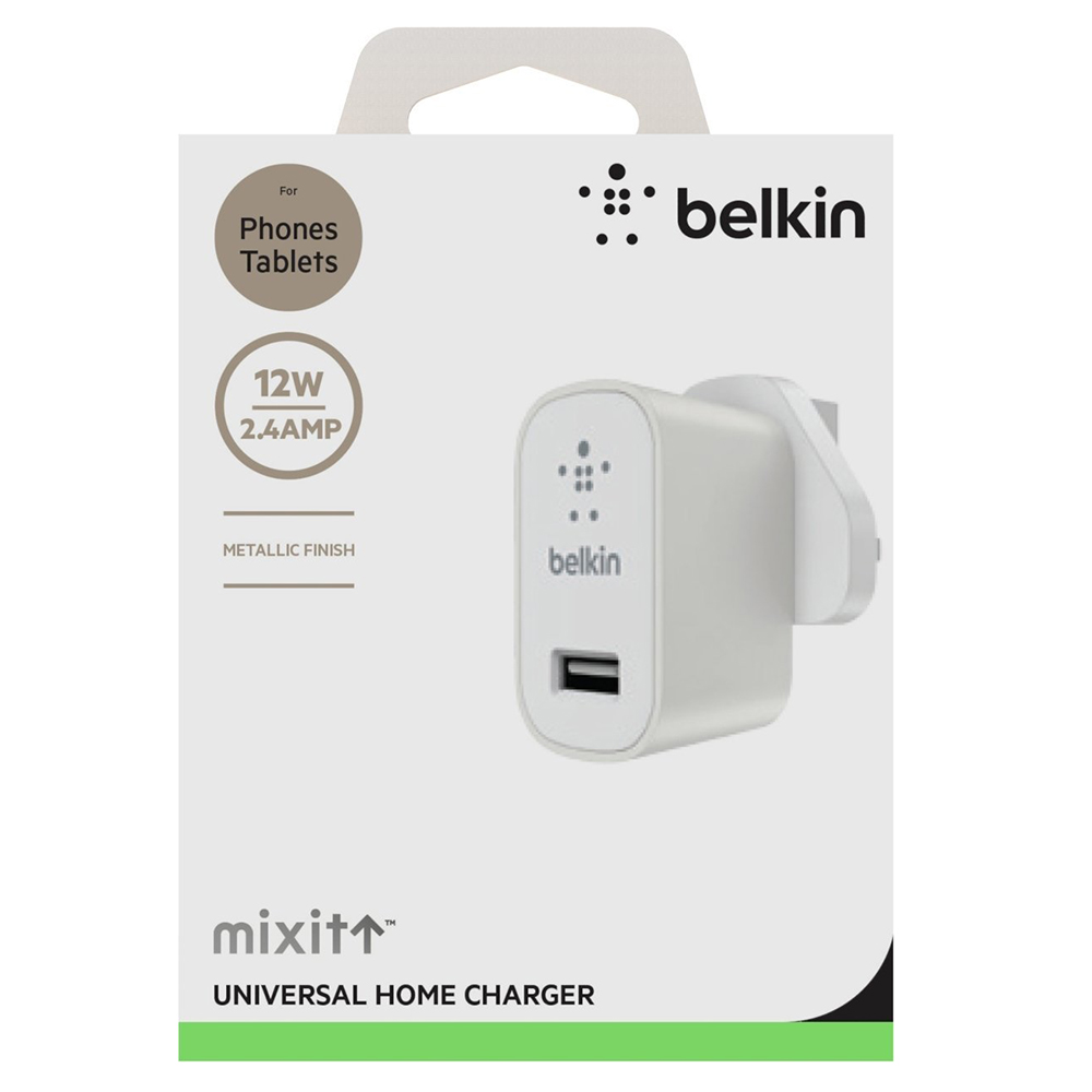 Adapter Sạc  Belkin F8M731dqWHT 1 Cổng USB - Hàng Chính Hãng