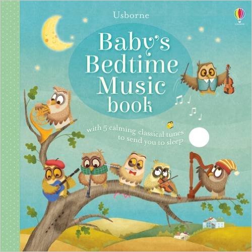 Sách tương tác tiếng Anh - Usborne Baby's Bedtime Music Book