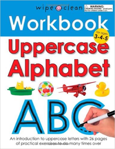 Sách tẩy xóa tiếng Anh - Wipe Clean Workbook Uppercase Alphabet