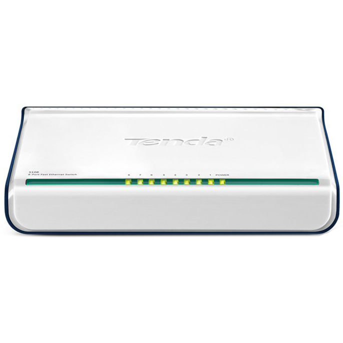 Bộ Chia Mạng Switch 8 cổng 10/100Mbps Tenda S108 - Hàng Chính Hãng