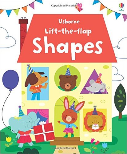 Sách tương tác tiếng Anh - Usborne Lift-the-Flap Shapes