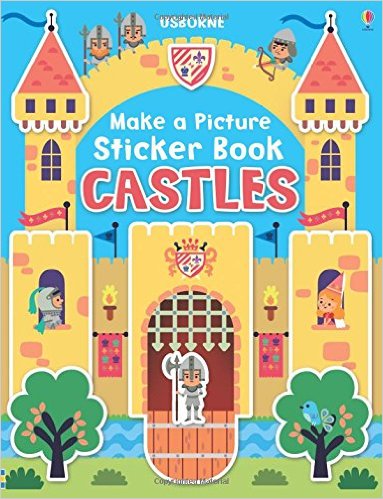 Sách tương tác tiếng Anh - Usborne Make a Picture Sticker Book Castles