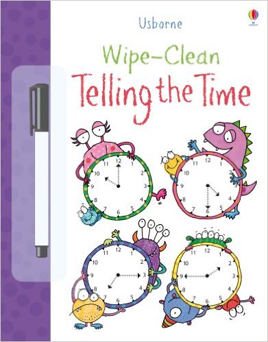 Sách tẩy xóa tiếng Anh - Usborne Telling the Time