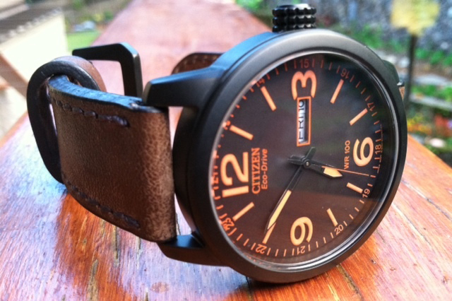 Đồng Hồ Nam Citizen Dây Da BM8475-26E - Mặt Đen