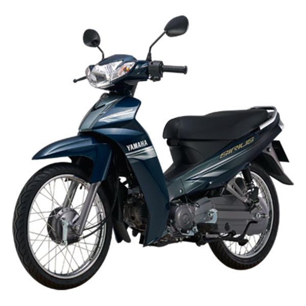 Xe Máy Yamaha Sirius Bánh Căm Phanh Cơ - Xanh