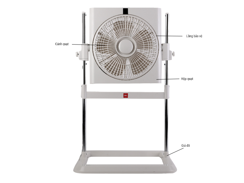 Quạt Hộp KDK SC30X-Trắng Tím - Hàng chính hãng