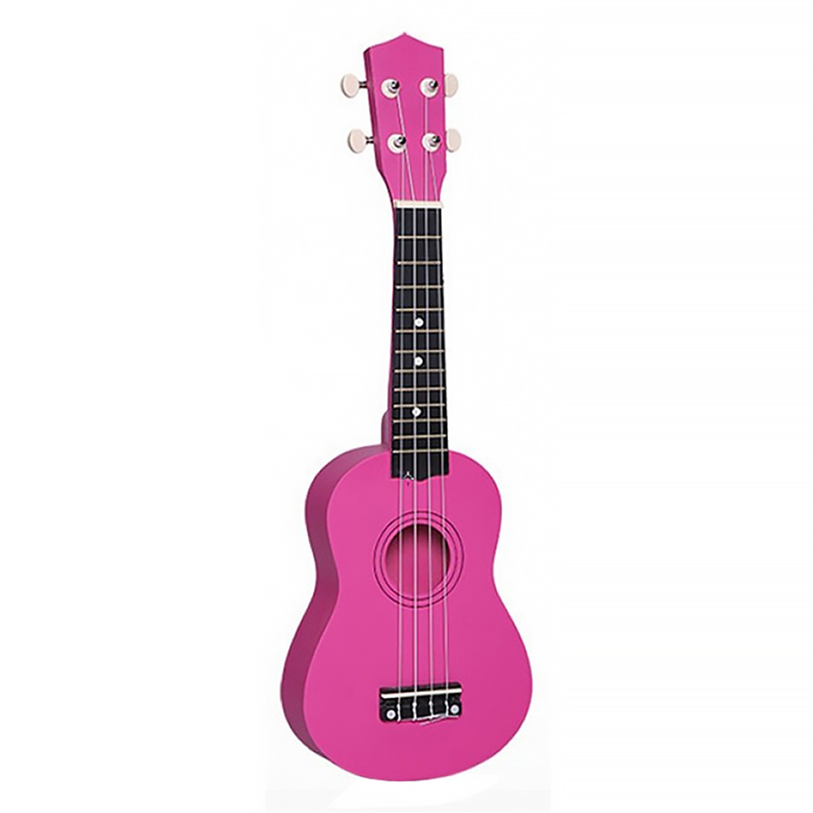 Ukulele Soprano Màu Trơn KBD 33A15-HD - Hồng Đậm