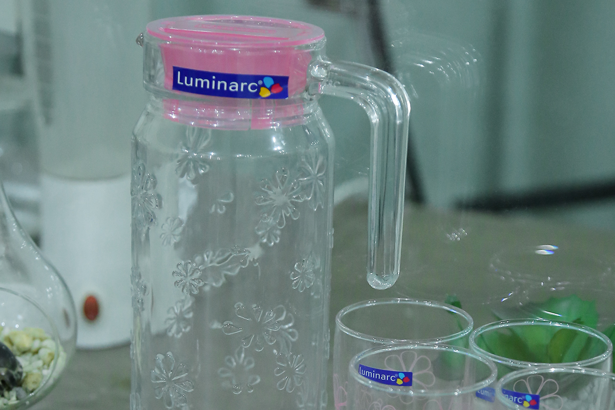 Bộ bình ly thủy tinh Luminarc Funny Flower J8515