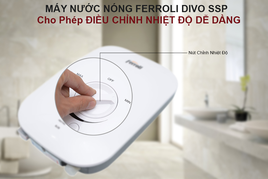 Máy Nước Nóng Ferroli Divo SSP 4.5S (4500W)