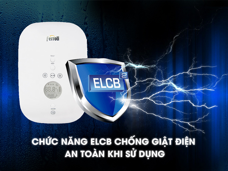 Máy Nước Nóng Ferroli Divo SDN 4.5S (4500W) - Hàng Chính Hãng