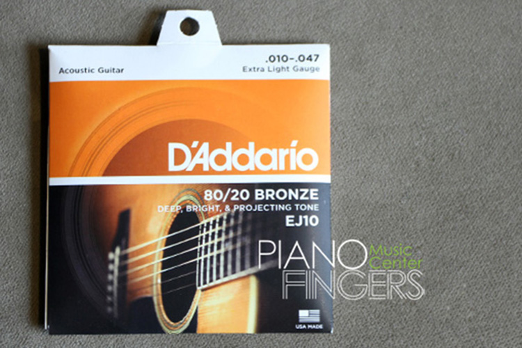 Bộ Dây Guitar D'addario Acoustic EJ-10