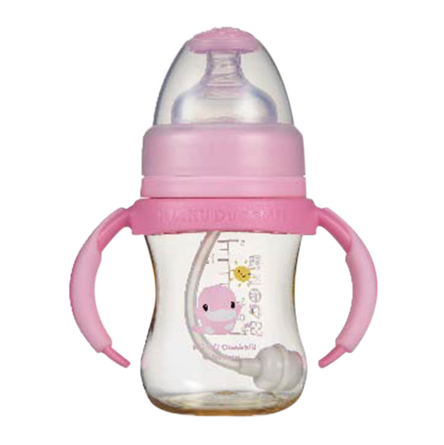 Bình Sữa PES Cổ Rộng Kuku Có Tay Cầm KU5837
