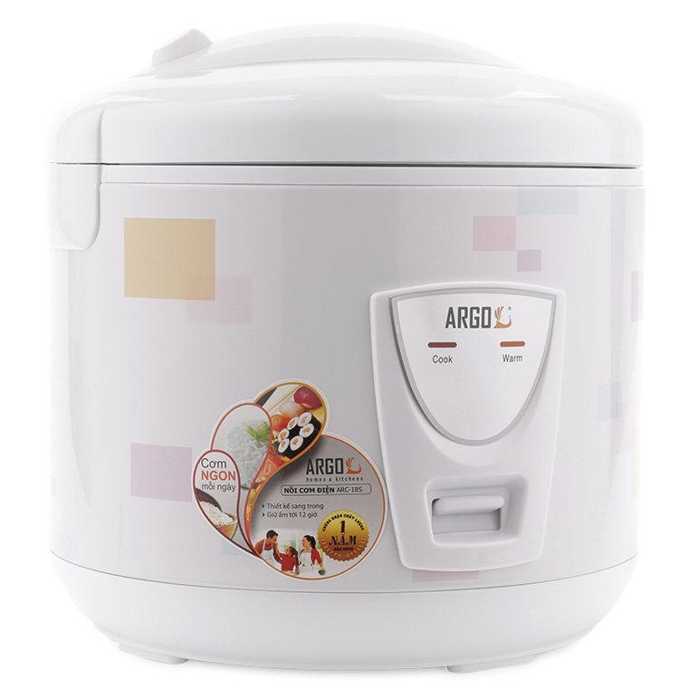 Nồi Cơm Nắp Gài Argo ARC-18S – 1.8 Lít