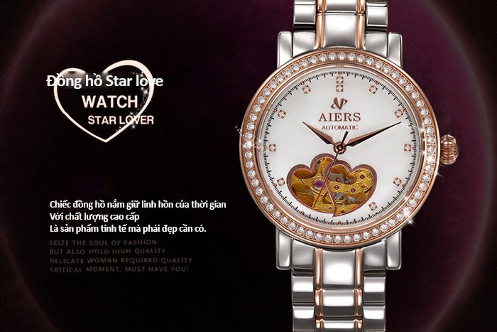 Đồng hồ nữ Aiers B132L