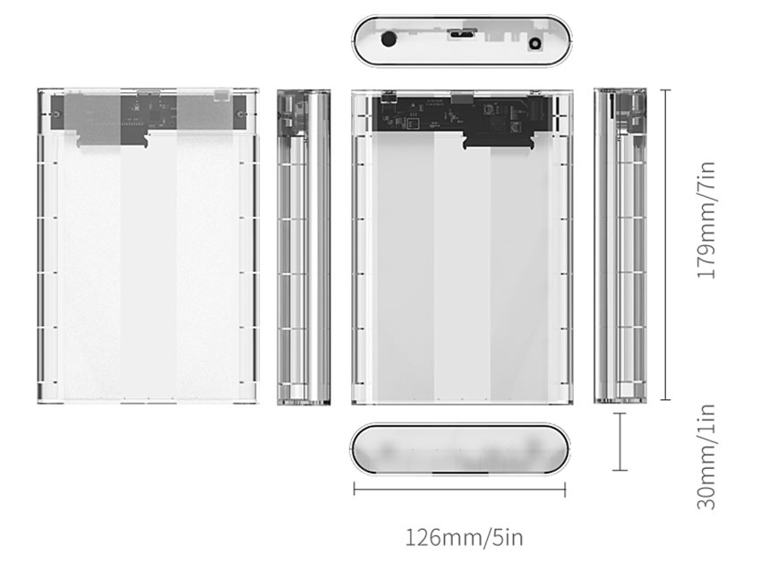 Hộp Đựng Ổ Cứng Di Động HDD Box 3.5 Inch Orico 3139U3 - Hàng Chính Hãng