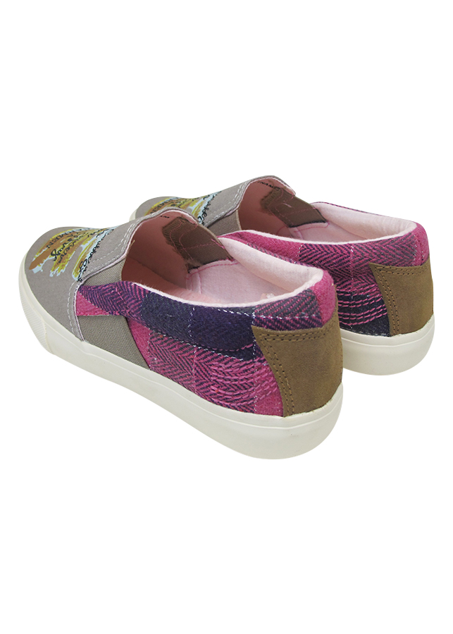 Giày Slip On Nữ Urban UL1602M - Màu Kaki (Size