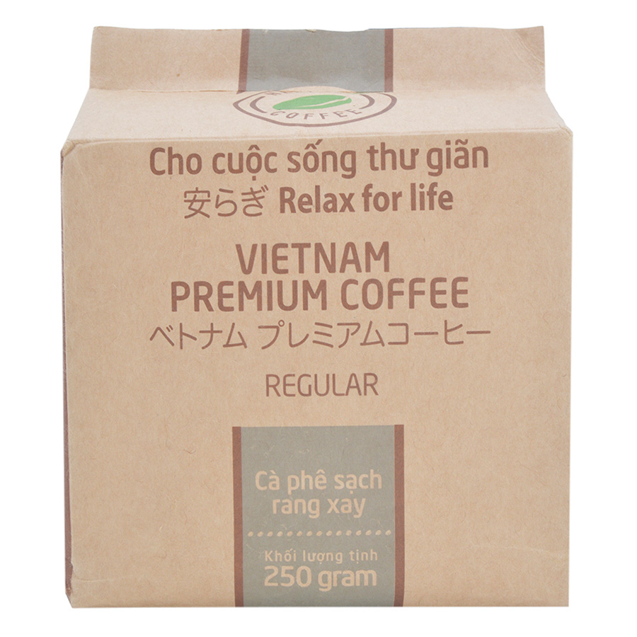 Bộ 1 Túi Cà Phê Organic Hello 5 Coffee (250g) + 1 Túi Cà Phê Regular Hello 5 Coffee (250g)