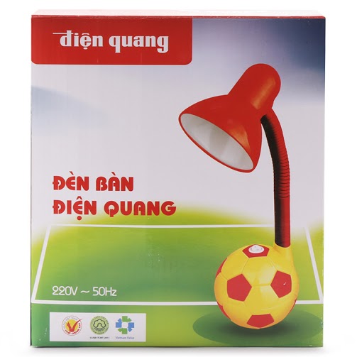 Đèn Bàn Trái Banh Điện Quang ĐQ DKL01 OW B - Trắng Phối Cam