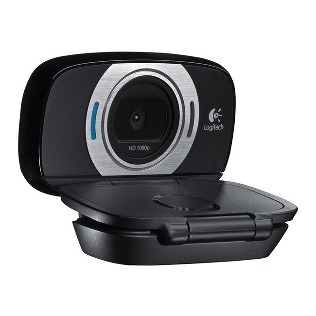 Webcam Logitech C615 1080p HD 30 FPS - Xoay được 360o, tự động lấy nét và chỉnh sáng, mic giảm tiếng ồn, tương thích PC/Laptop - Hàng chính hãng