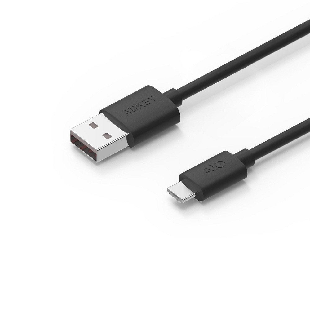 Bộ 5 Dây Cáp Sạc Micro USB Aukey CB-D5 (Đen) - Hàng Chính Hãng