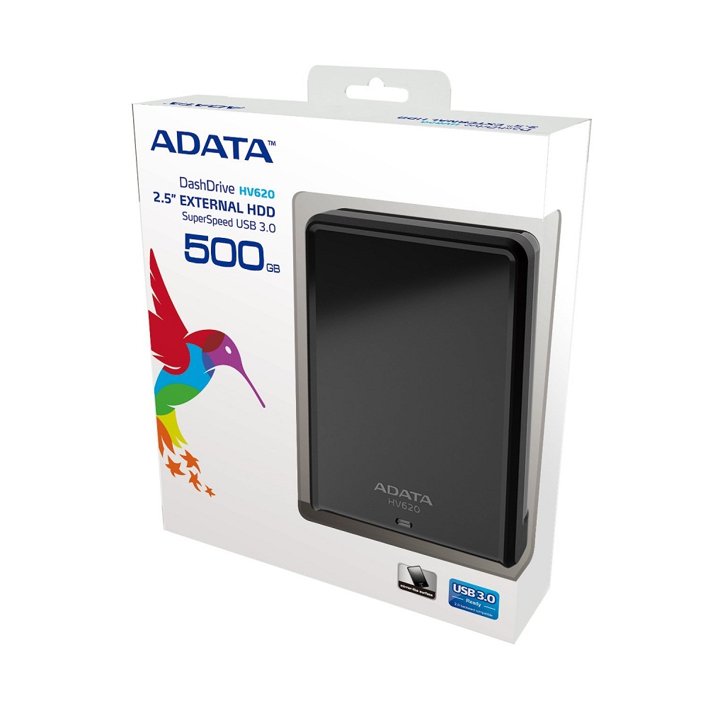 Ổ Cứng Di Động ADATA HV620 500GB - USB 3.0 - Hàng chính hãng