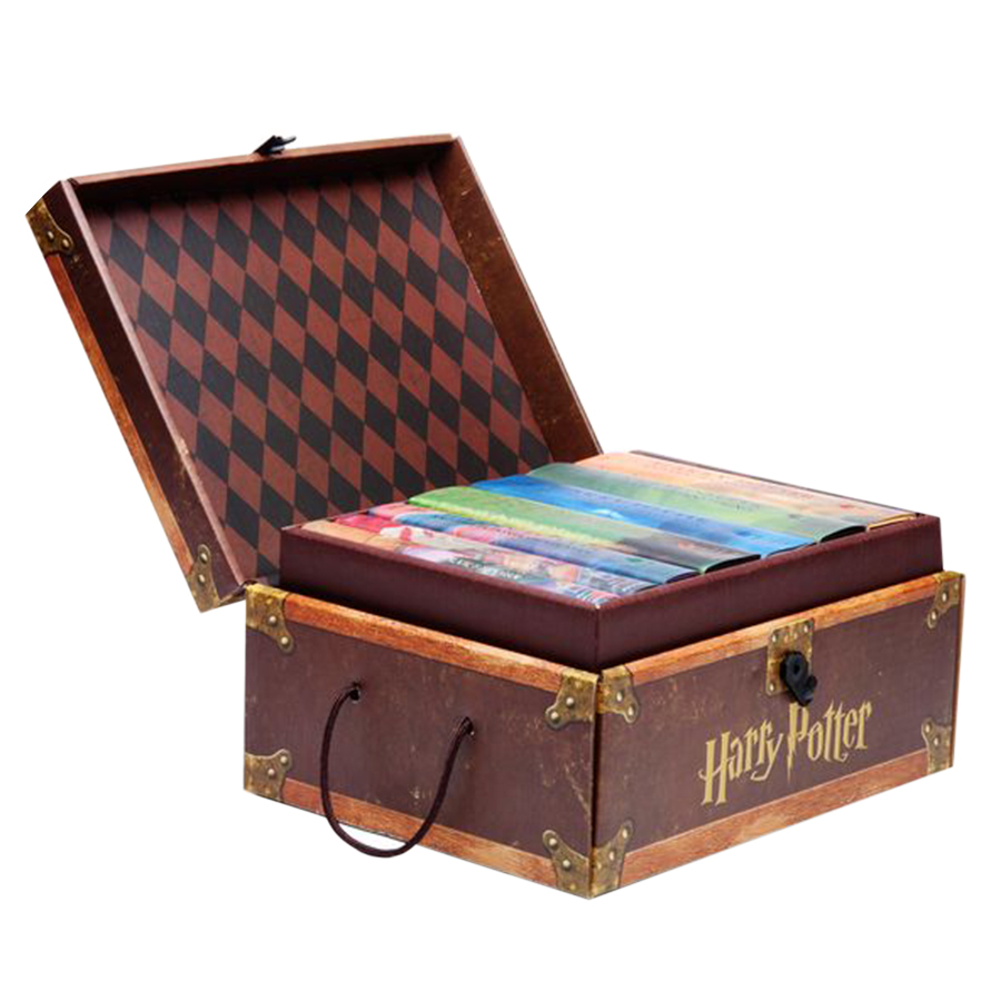 Harry Potter Boxed Set : Books # 1 to 7 - Scholastic US Version (Hardcover) (English Book)