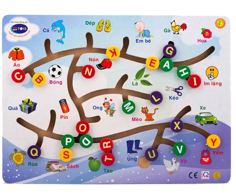 Đường Luồn Chữ Cái Tiếng Việt Winwintoys 65232