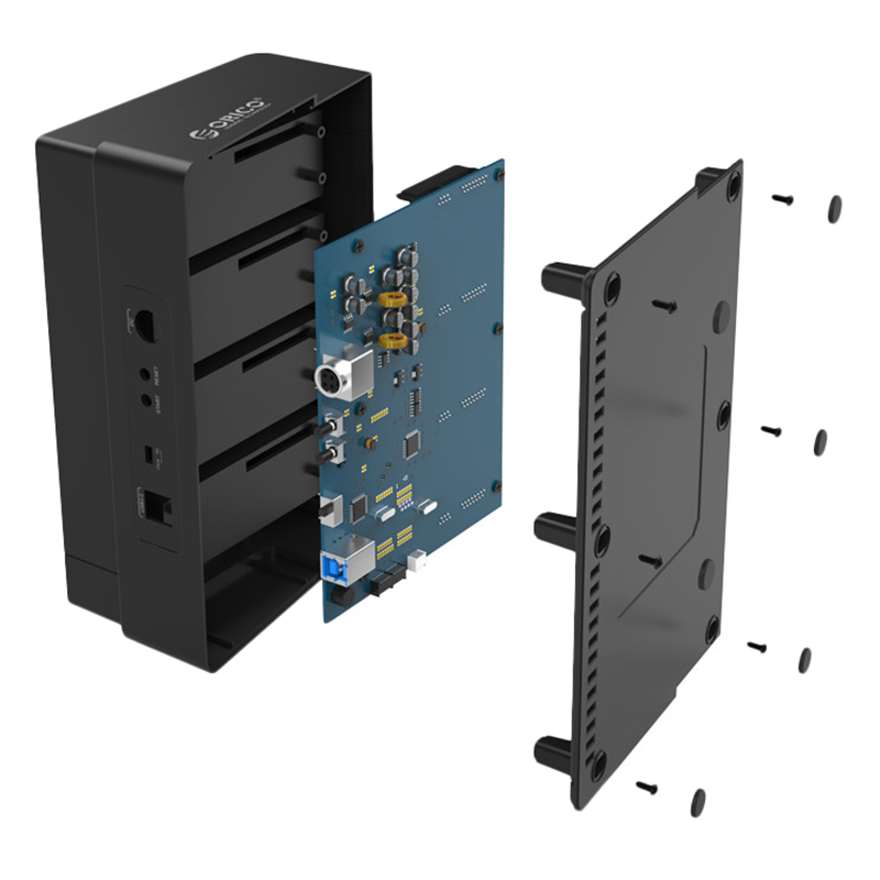 HDD Box ORICO USB3.0/3.5/2.5 6648US3-C Hàng Chính Hãng